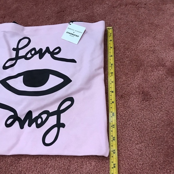 REBECCA MINKOFF pink canvas tote - Picture 4 of 10
